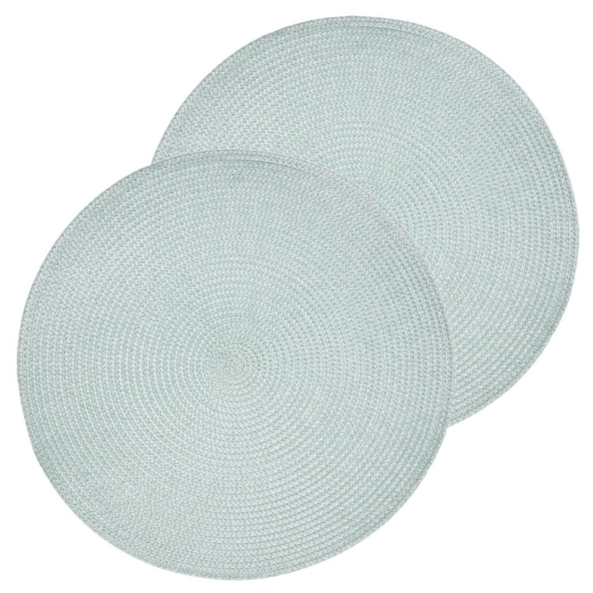 ATMOSPHERA Lot de 2 sets de table tressés AFHIR