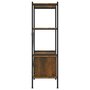 Voir la diapositive 5 : VIDAXL Etagere a 4 niveaux armoire 80x40x130cm Acier bois d'ingenierie