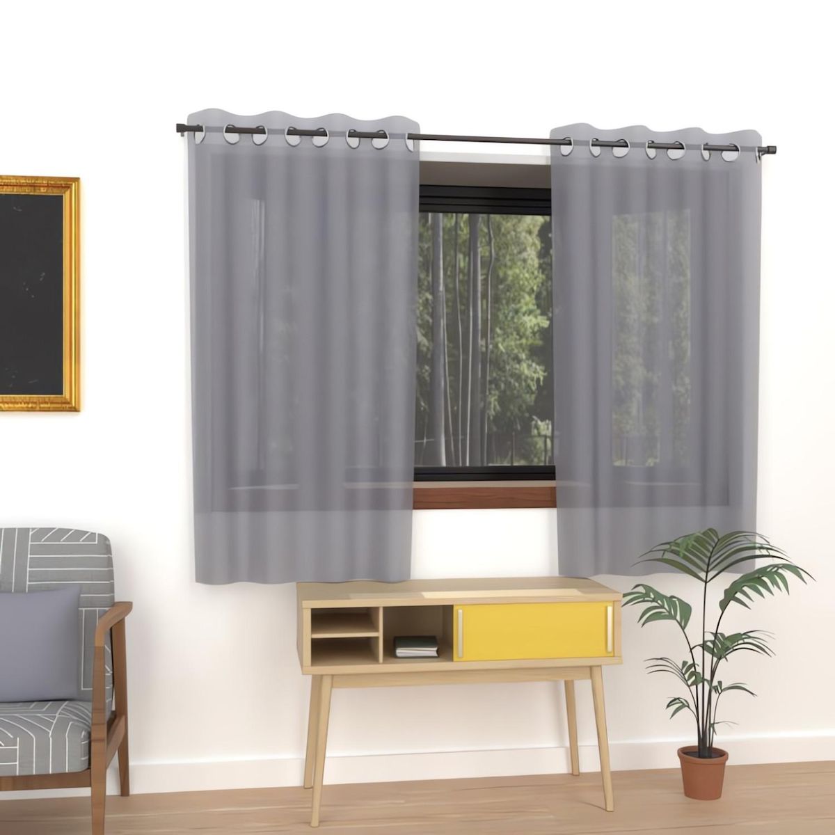 SOLEIL D'OCRE Voilage à oeillets ALIX, par Soleil d'ocre