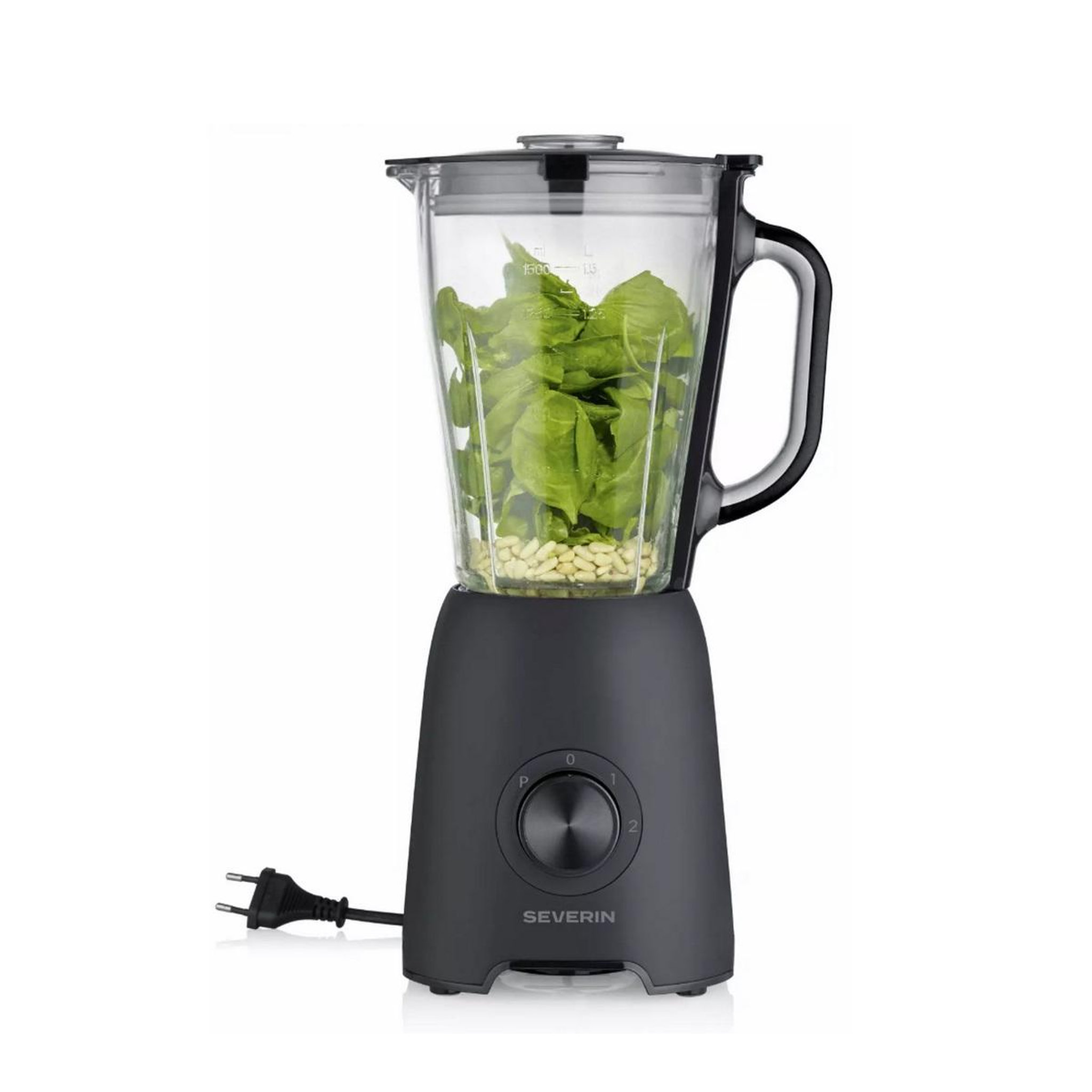 Voir la diapositive 2 : SEVERIN Blender 1.5l 600w noir - sm3722
