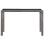 Voir la diapositive 2 : VIDAXL Table de jardin Anthracite 123x60x74 cm Résine tressée