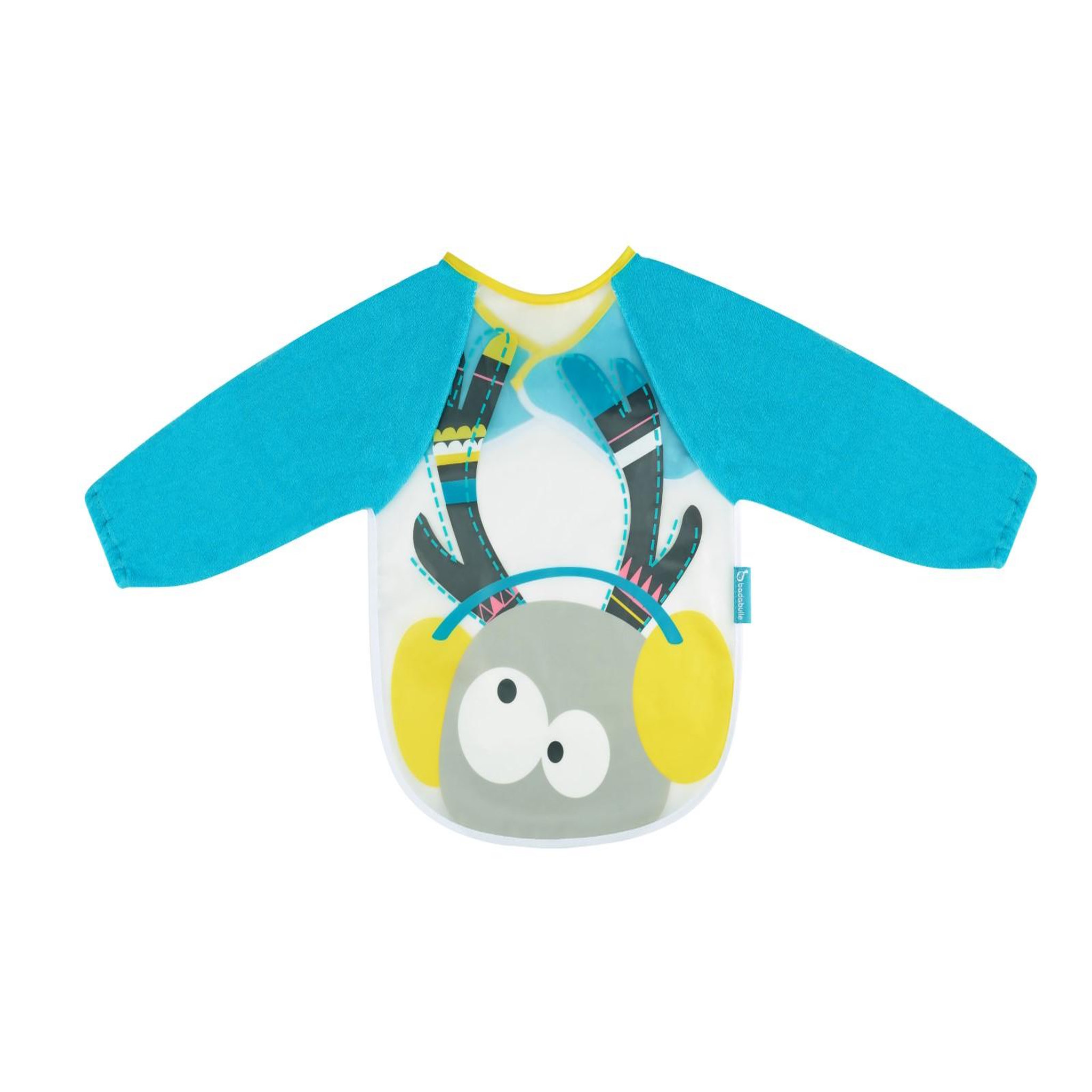 BADABULLE SLEEVES BIBS. Coloris disponibles : Rose, Bleu