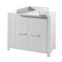 Voir la diapositive 2 : Paris Prix Plan à Langer pour Commode  Erik  76cm Blanc