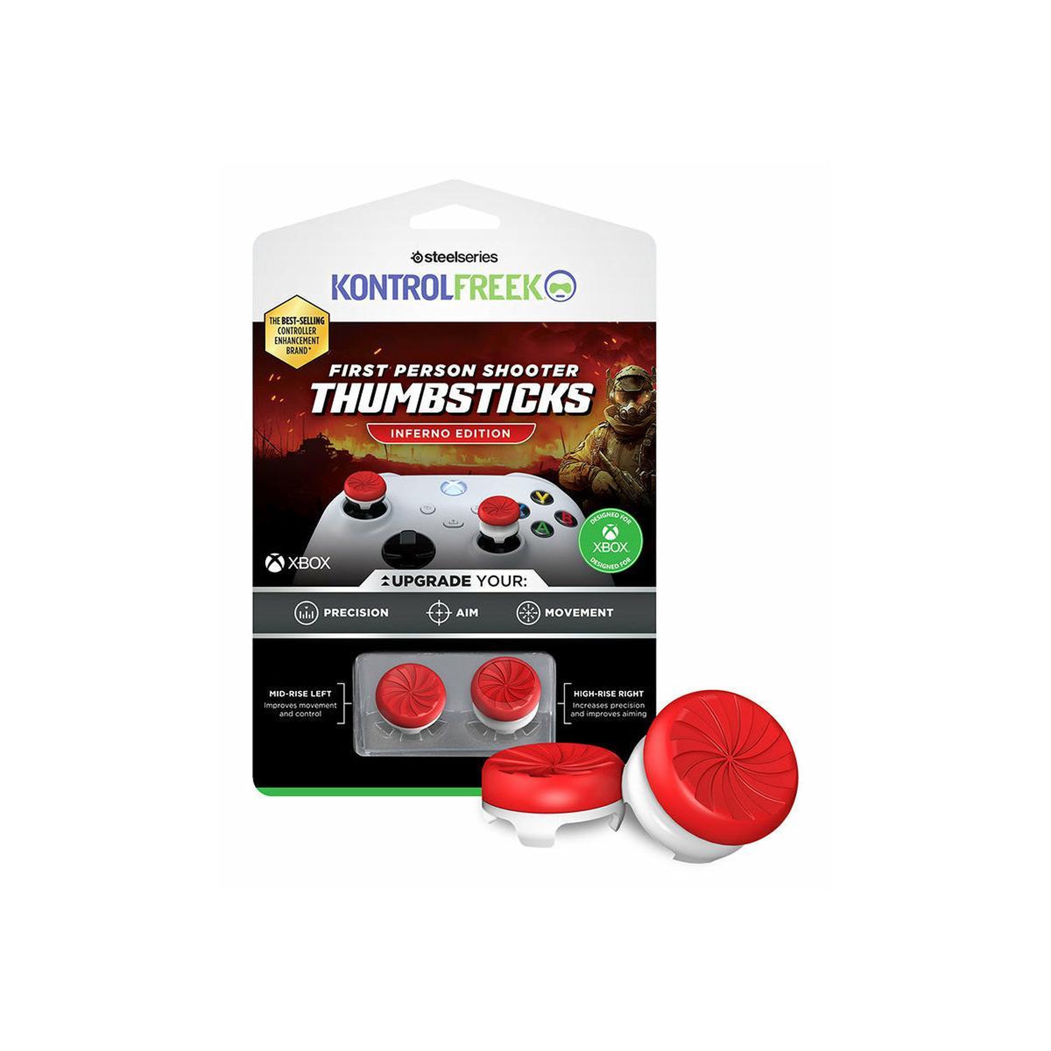 Voir la diapositive 2 : SteelSeries Steelseries 6150-XBX Accessoire de manette de jeux Poignée de manette de jeu analogique