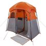 Voir la diapositive 4 : VIDAXL Tente de douche 2 personnes gris et orange impermeable
