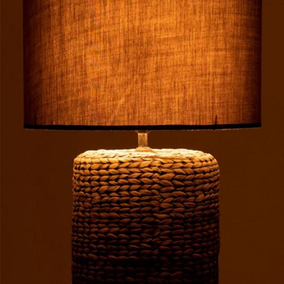 Paris Prix Lampe à Poser Béton & Coton  Scratch  68cm Gris