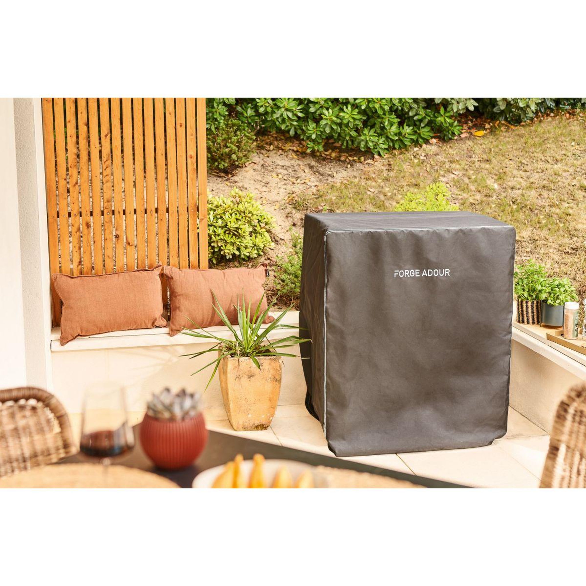 Voir la diapositive 2 : FORGE ADOUR Housse plancha h 850 pour desserte drpaf n