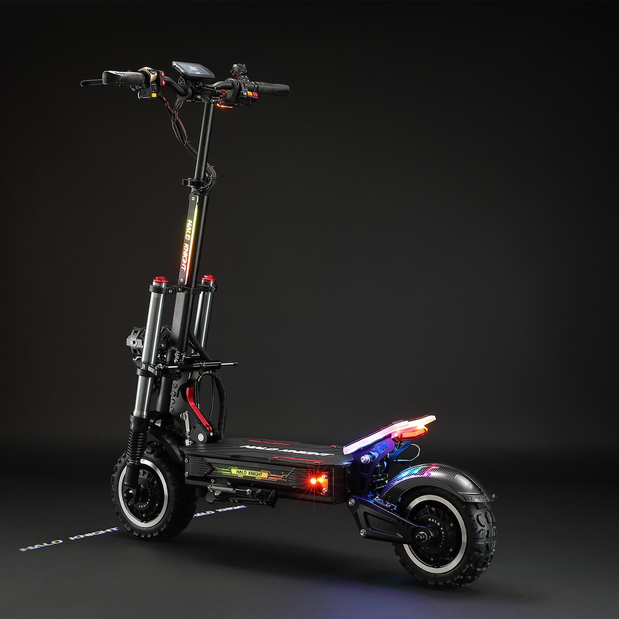 Voir la diapositive 5 : HALO KNIGHT Scooter électrique Halo Knight T107 Pro 11  - Deux moteurs 3000 W - Batterie 60 V 38,4 Ah
