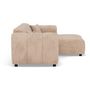 Voir la diapositive 3 : LISA DESIGN Curtis - canapé d'angle droit 4 places en simili