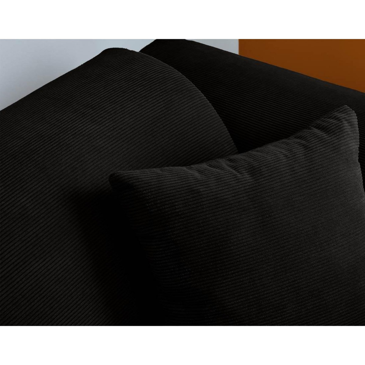 LISA DESIGN Aumance - canapé d'angle gauche 4 places - en velours côtelé