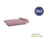 Voir la diapositive 3 : MARKET24 Banquette clic clac 3 places - Tissu rose - Style Contemporain - L 190 x P92 cm - DREAM