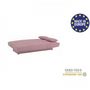 Voir la diapositive 3 : MARKET24 Banquette clic clac 3 places - Tissu rose - Style Contemporain - L 190 x P92 cm - DREAM