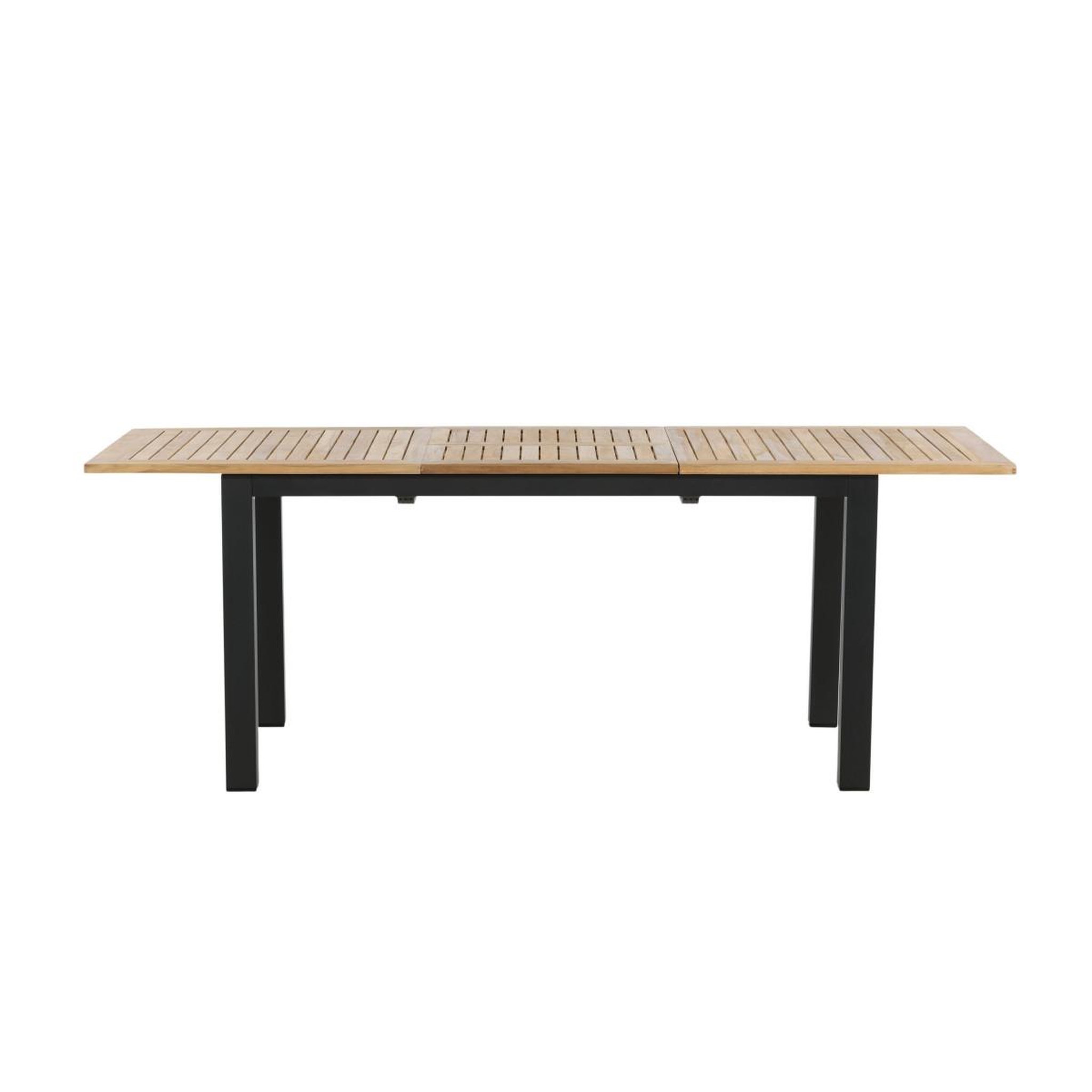 Voir la diapositive 5 : Paris Prix Table de Jardin Extensible  Panama  152-210cm Naturel & Noir