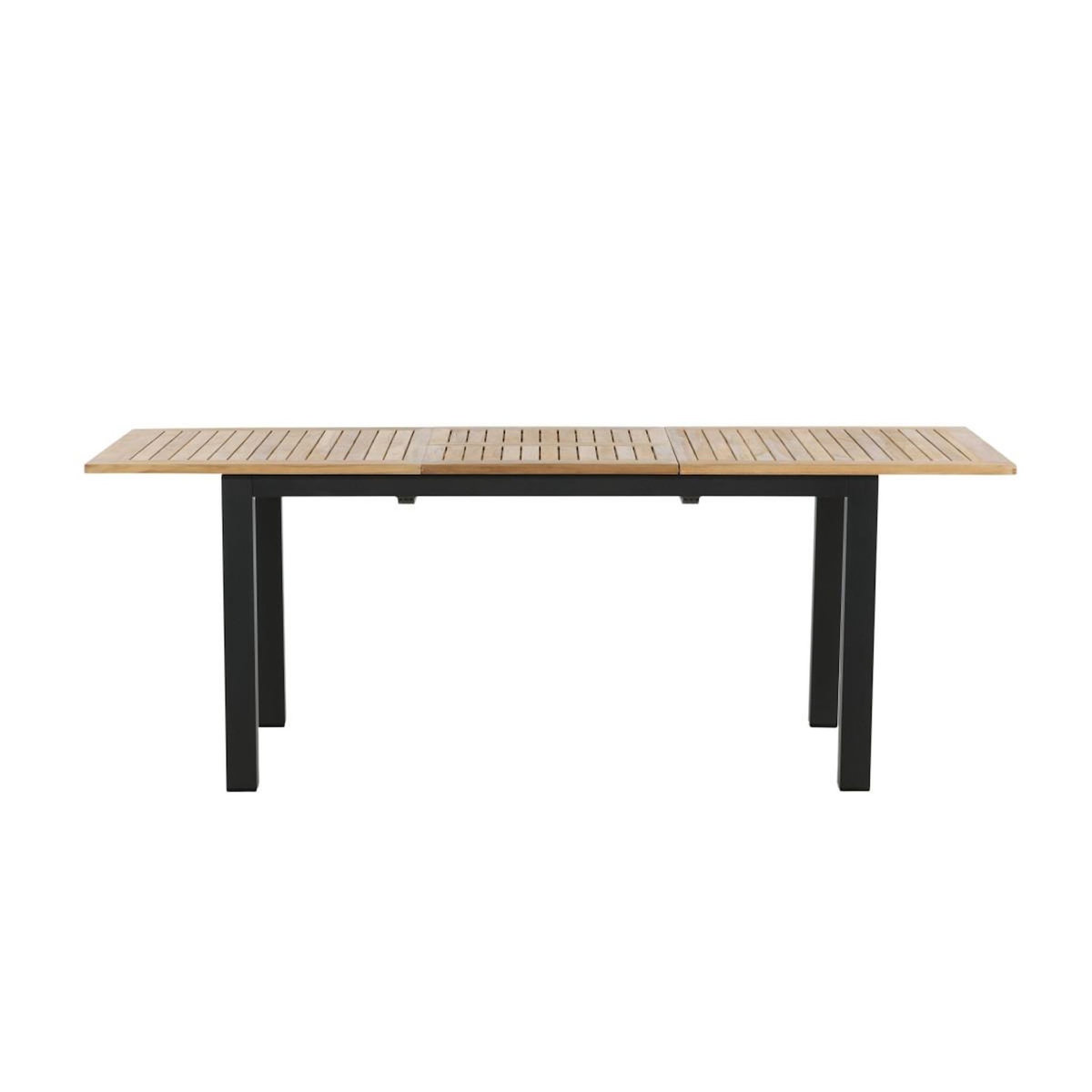 Paris Prix Table de Jardin Extensible  Panama  152-210cm Naturel & Noir