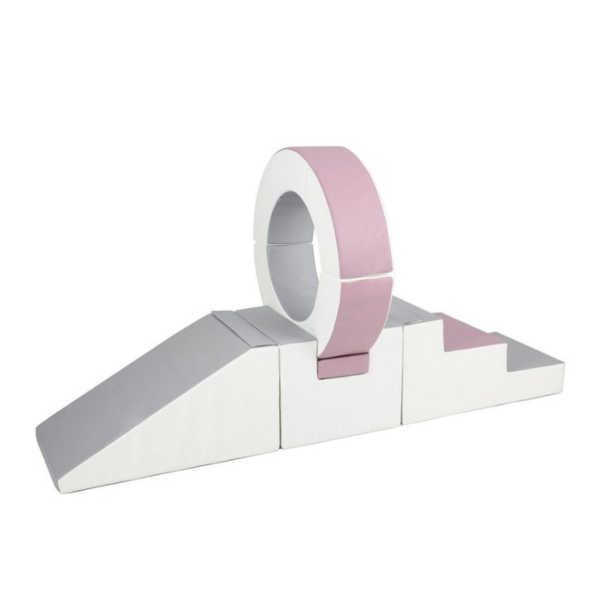 VELINDA Ensemble de 7 blocs cerceau blanc gris violet