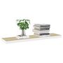 Voir la diapositive 3 : VIDAXL Etagere flottante murale chene et blanc 120x23,5x3,8 cm MDF