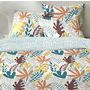 Voir la diapositive 2 : Home collection Parure housse de couetteavectaie oreiller coton 51 fils immersion
