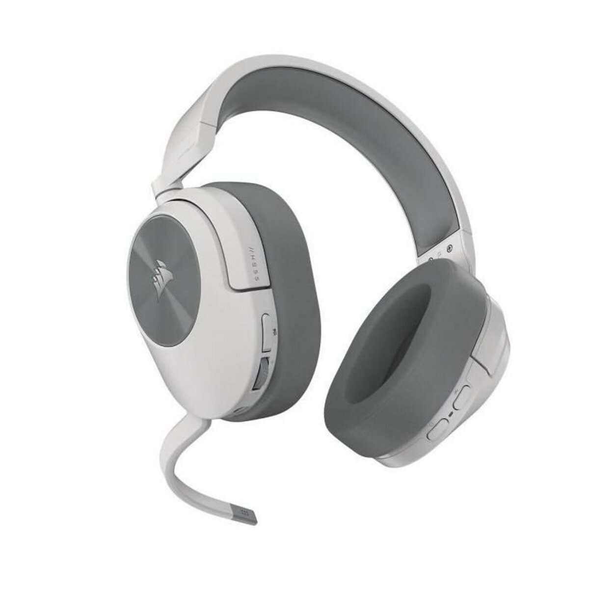 Corsair Casque Gaming - CORSAIR - HS55 WIRELESS - Son Surround Dolby Audio 7.1 - Sans fil - Blanc - (CA-9011281-EU)