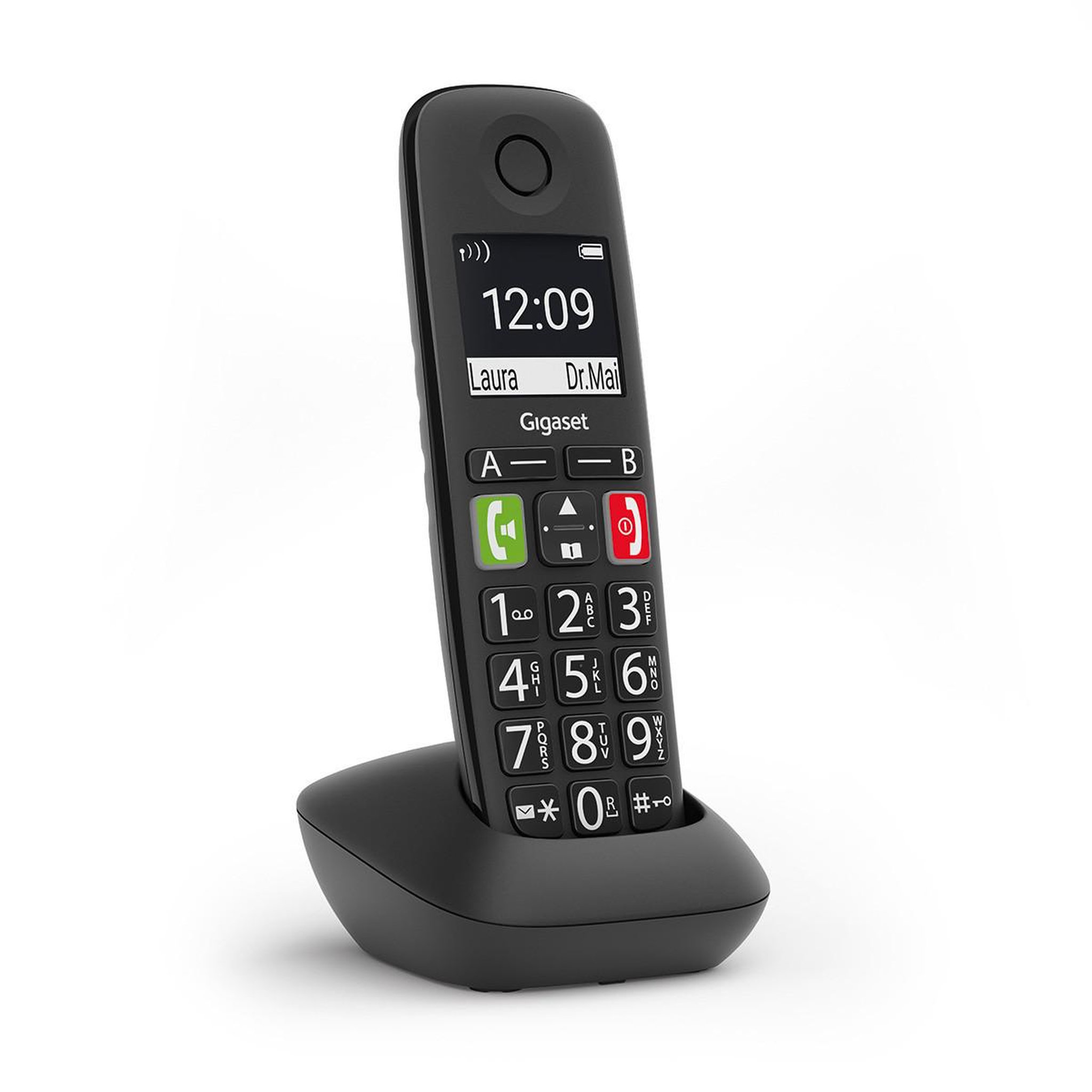 GIGASET Téléphone analogique/dect gigaset e290hx avec identification de l'appelant, noir