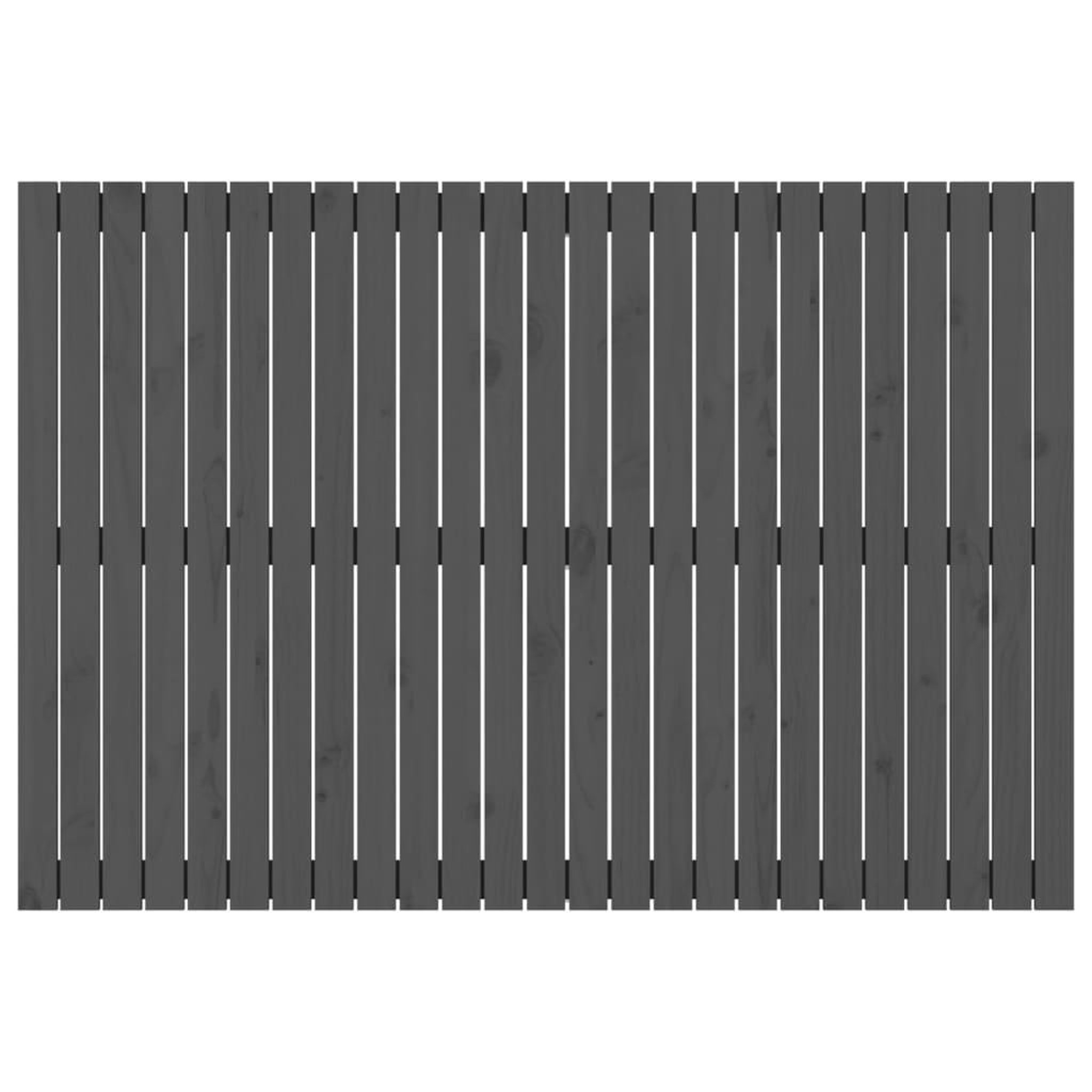 Voir la diapositive 4 : VIDAXL Tete de lit murale Gris 159,5x3x110 cm Bois massif de pin