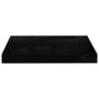 Voir la diapositive 4 : VIDAXL Etagere murale flottante Noir brillant 40x23x3,8 cm MDF