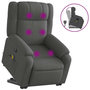 Voir la diapositive 2 : VIDAXL Fauteuil de massage inclinable Gris fonce Tissu
