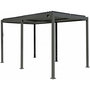 Voir la diapositive 1 : Habitat et Jardin Pergola bioclimatique autoportante en aluminium  Kensington  - 3 x 5 m - Gris