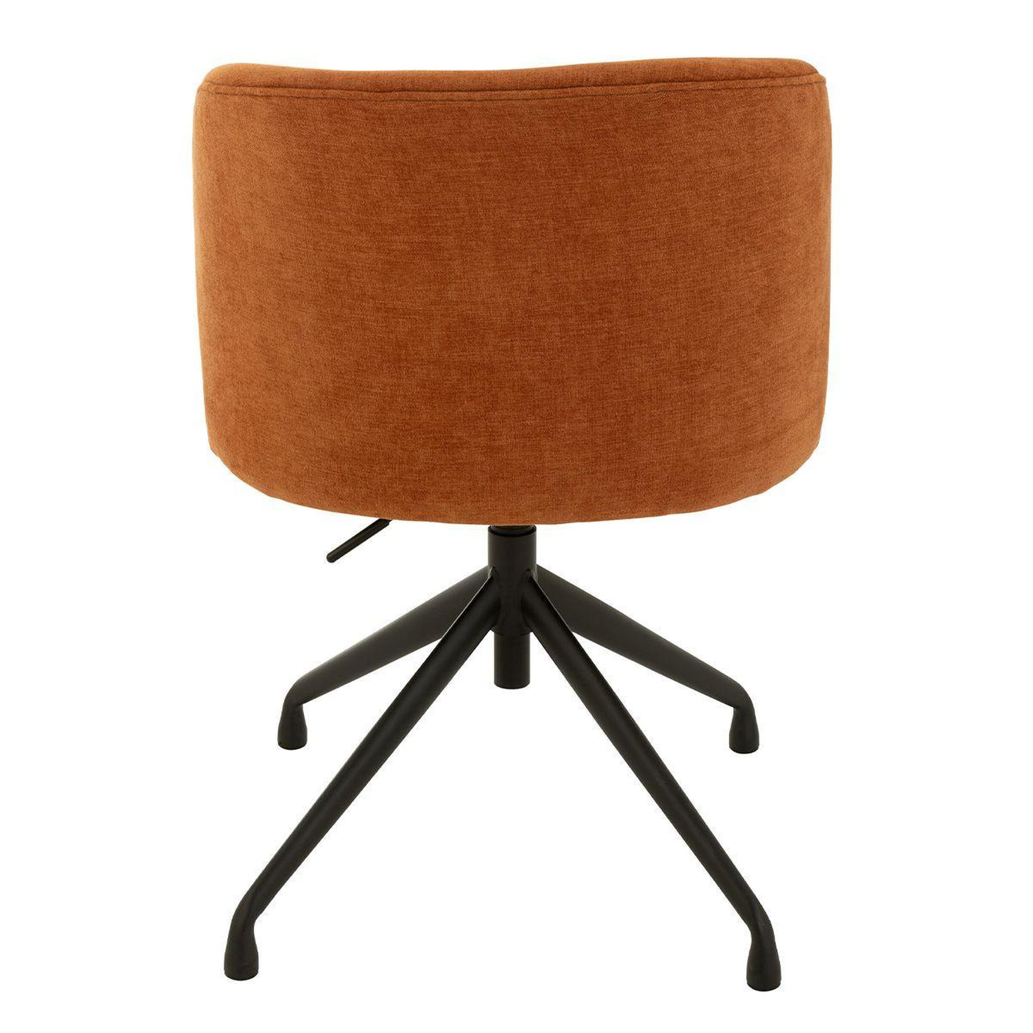 Voir la diapositive 4 : J-LINE Chaise pivotante design  gena  56cm rouille