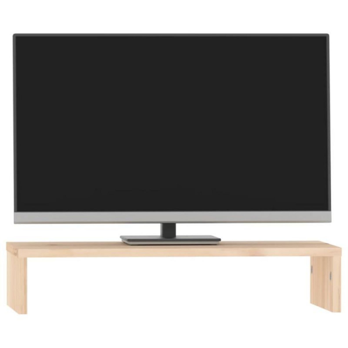 VIDAXL Support pour moniteur 50x27x10 cm Bois de pin solide