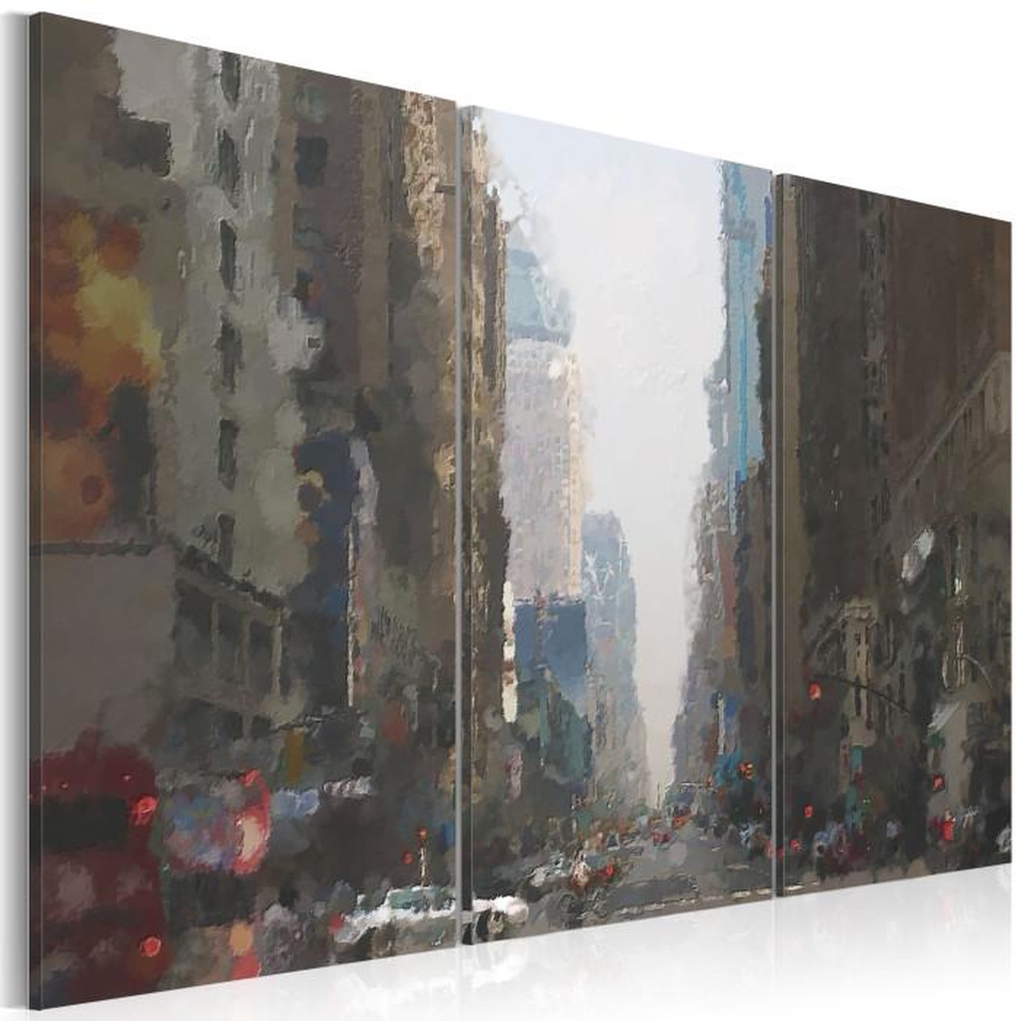 Paris Prix Tableau Imprimé  Rainy City Behind the Glass. Coloris disponibles : Multicolore