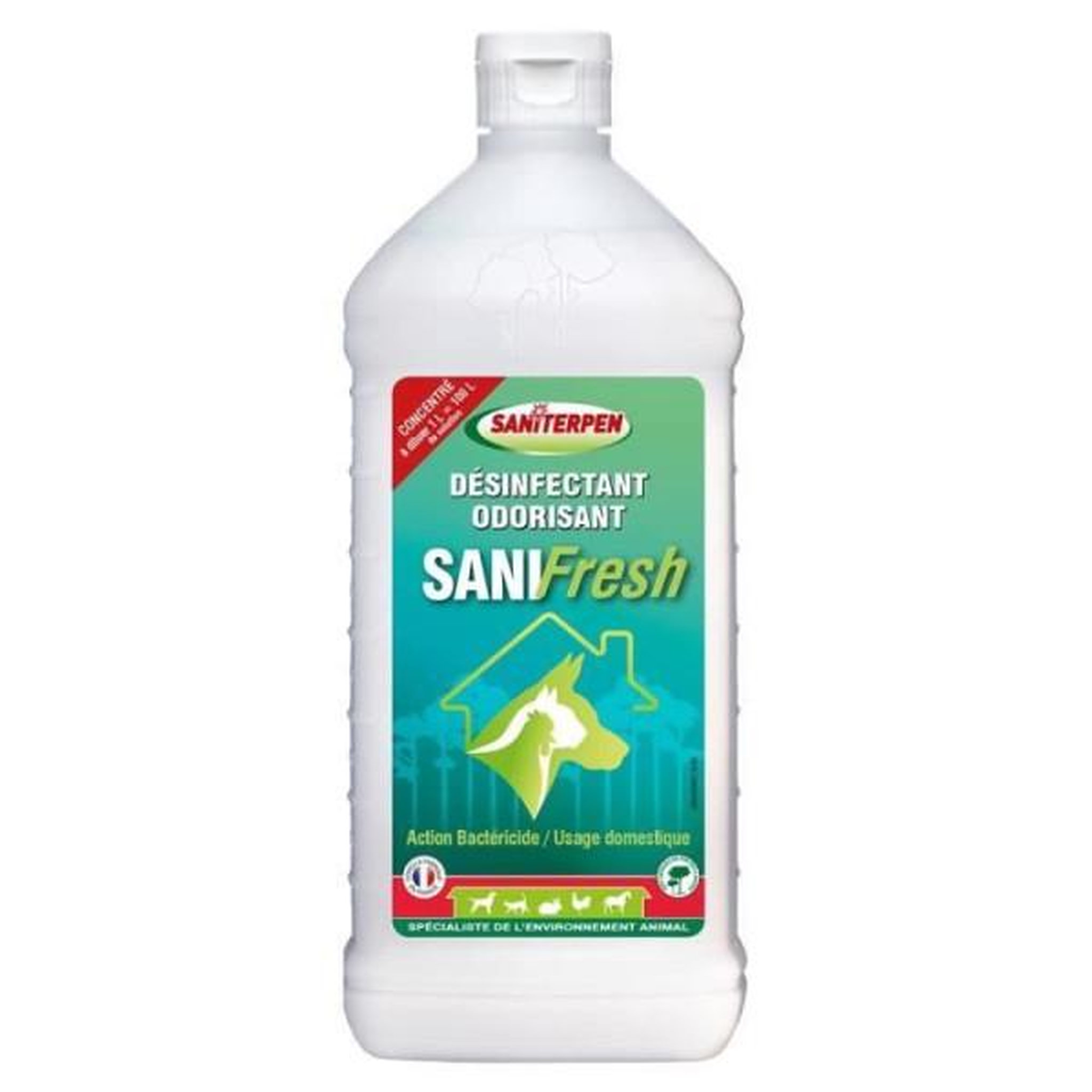 Voir la diapositive 3 : SANITERPEN Saniterpen sanifresh - désinfectant odorisant concentré pour les sols et surface