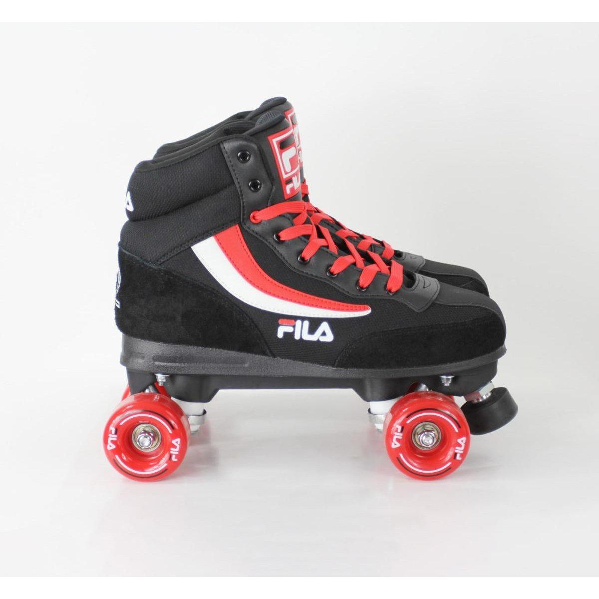 Voir la diapositive 5 : FILA Quad Fila ace rental noir/rouge T41