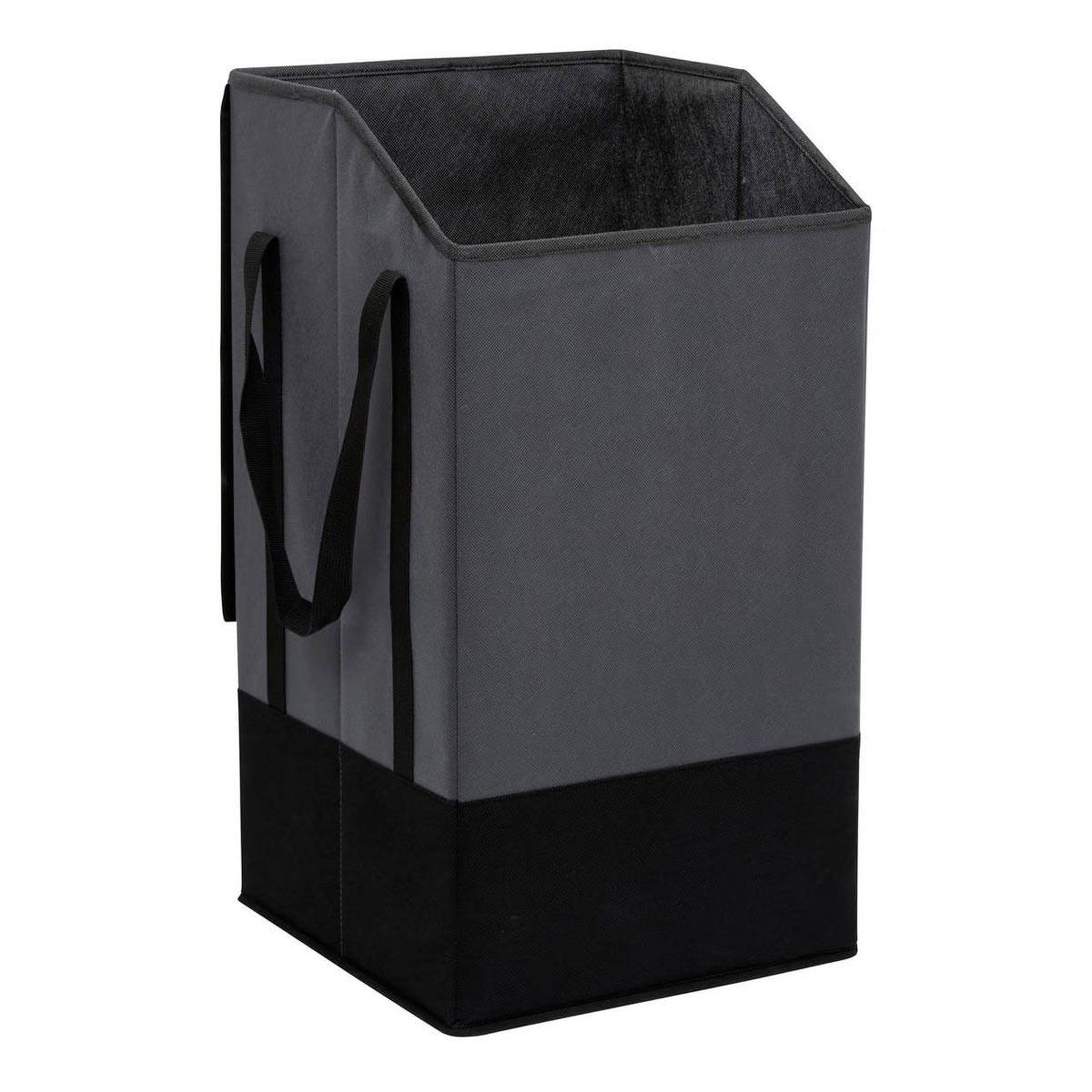 FIVE Panier à linge en tissu  bicolore  45l gris