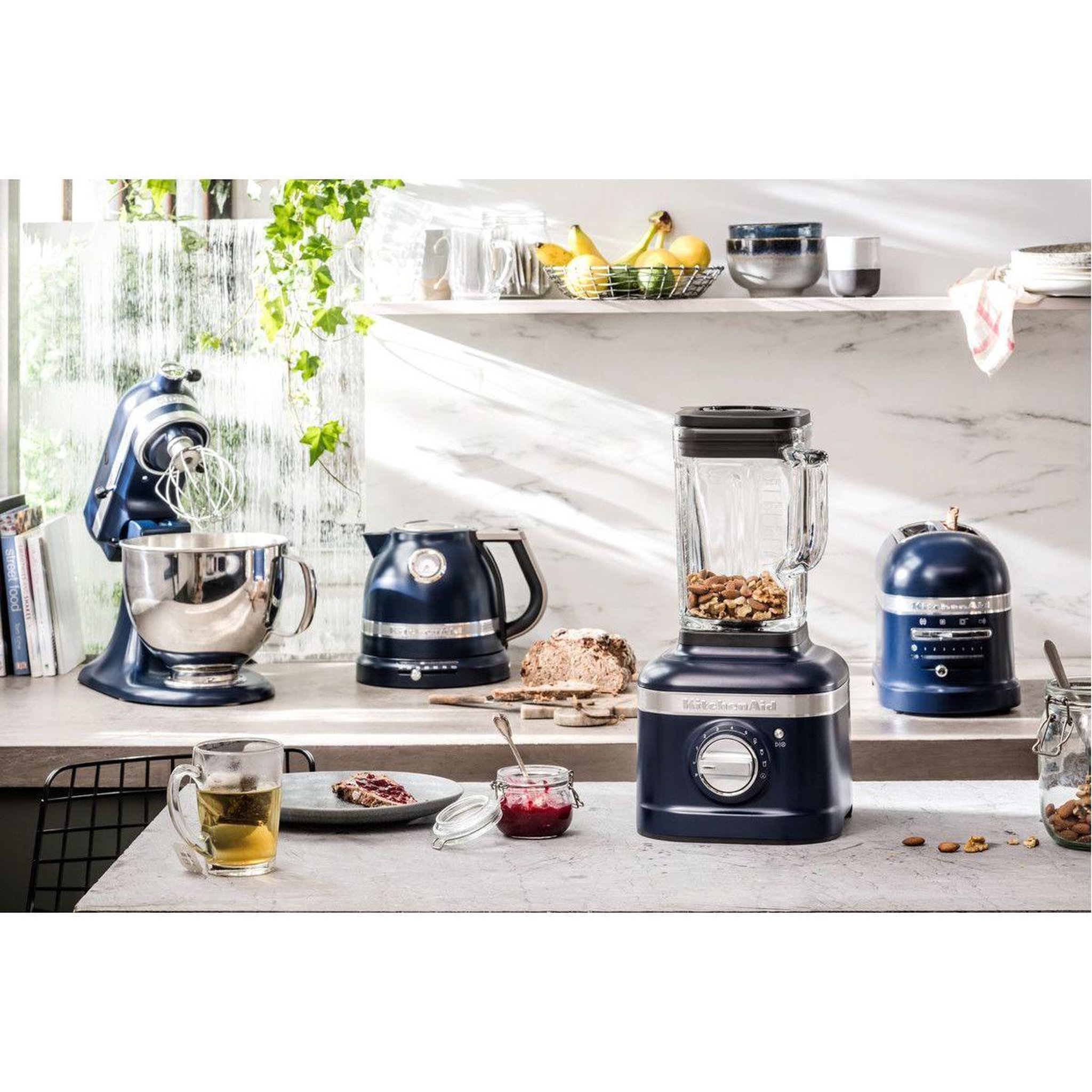 Voir la diapositive 4 : KitchenAid Blender k400 bleu encre