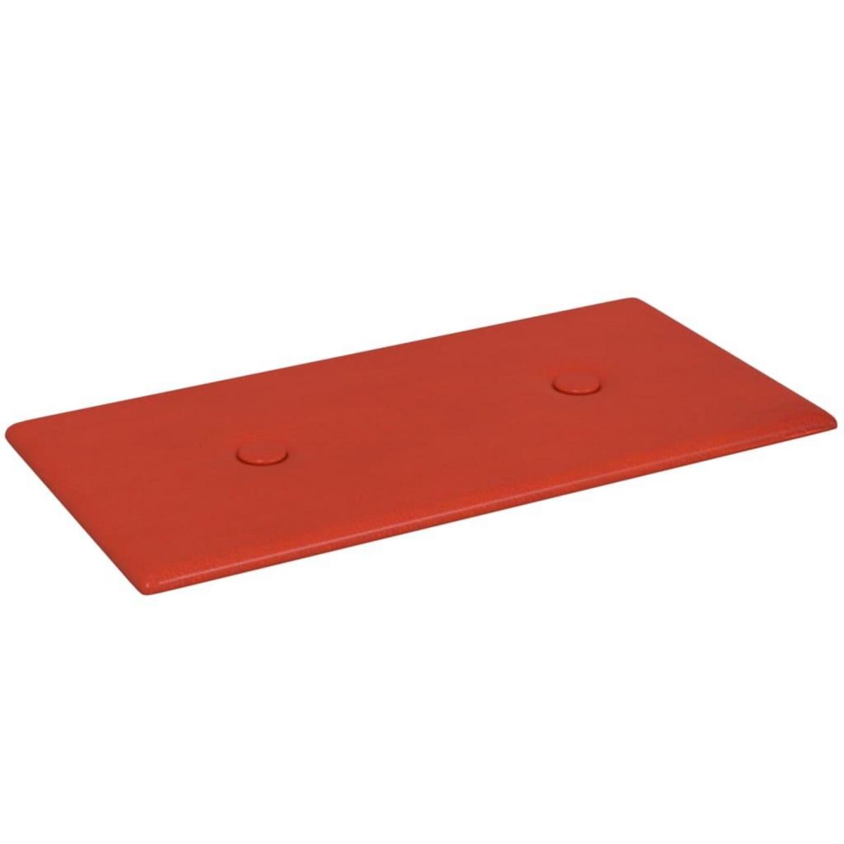 VIDAXL Panneaux muraux 12 pcs Rouge 30x15 cm Similicuir 0,54 m²