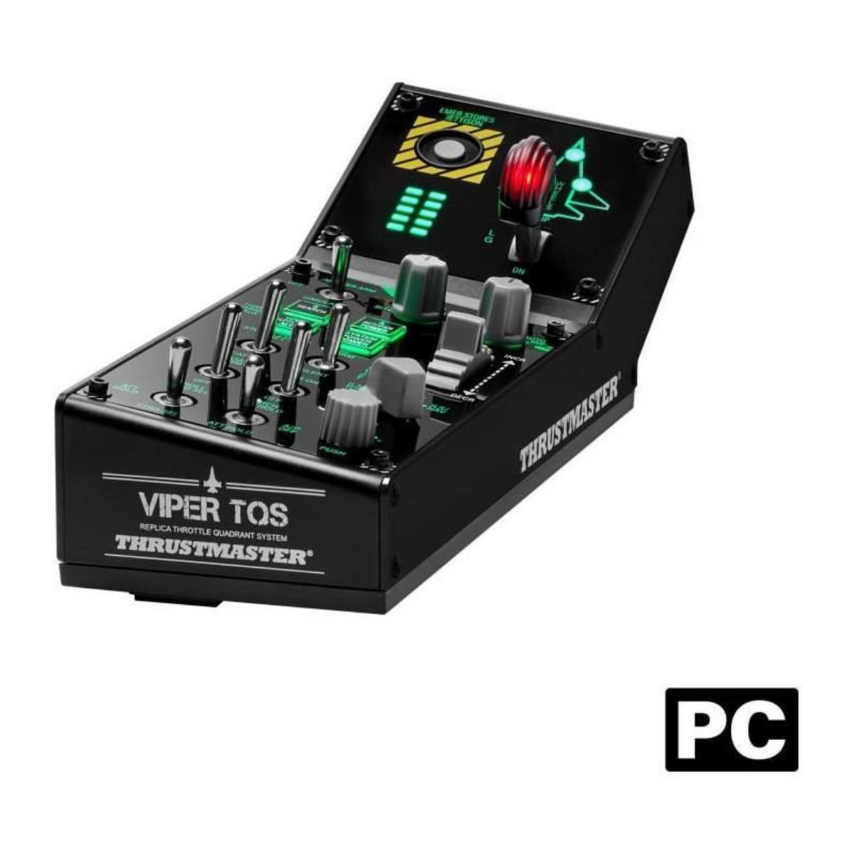 Thrustmaster Panneau de commande de cockpit - THRUSTMASTER - Viper Panel - Noir