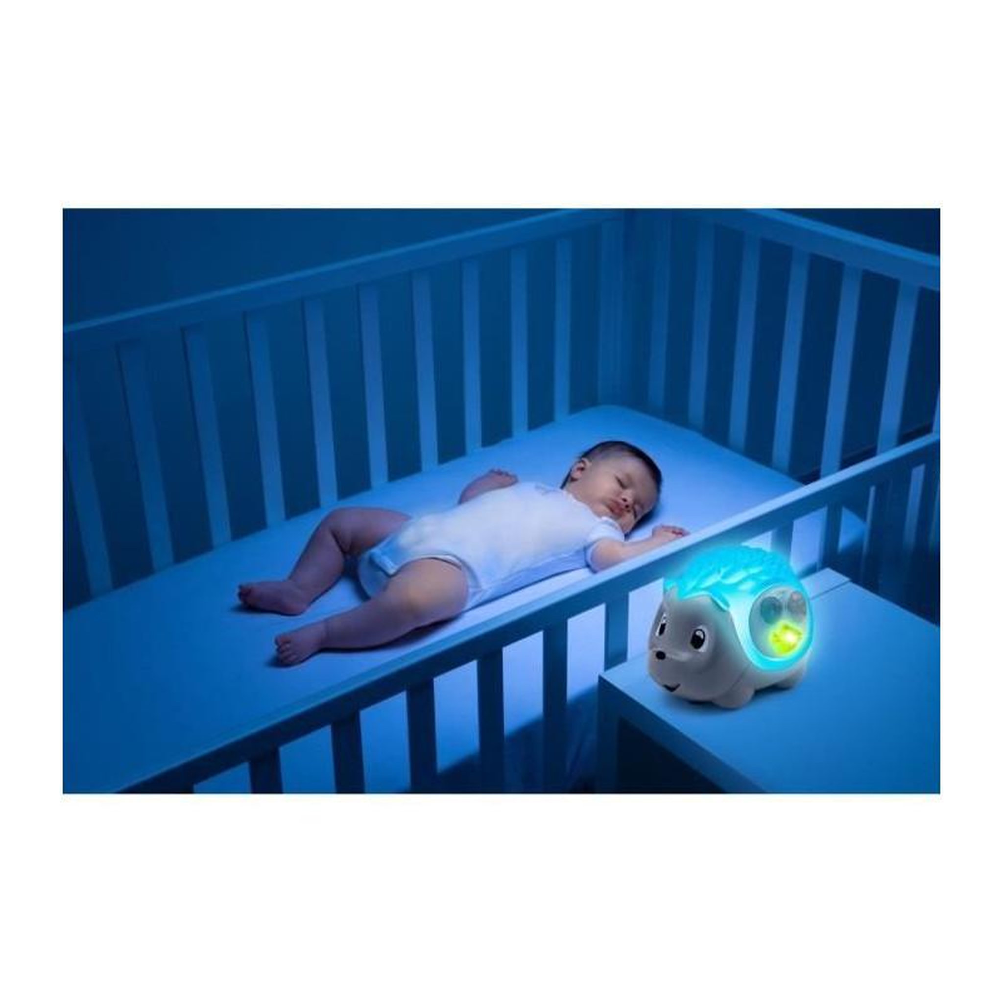 Voir la diapositive 3 : CHICCO Jouet d'éveil/veilleuse Hérisson Sensoriel - CHICCO - Day&Night - Bleu - Des la naissance