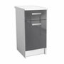 Voir la diapositive 1 : MARKET24 Meuble de cuisine START Gris 40 x 60 x 85 cm