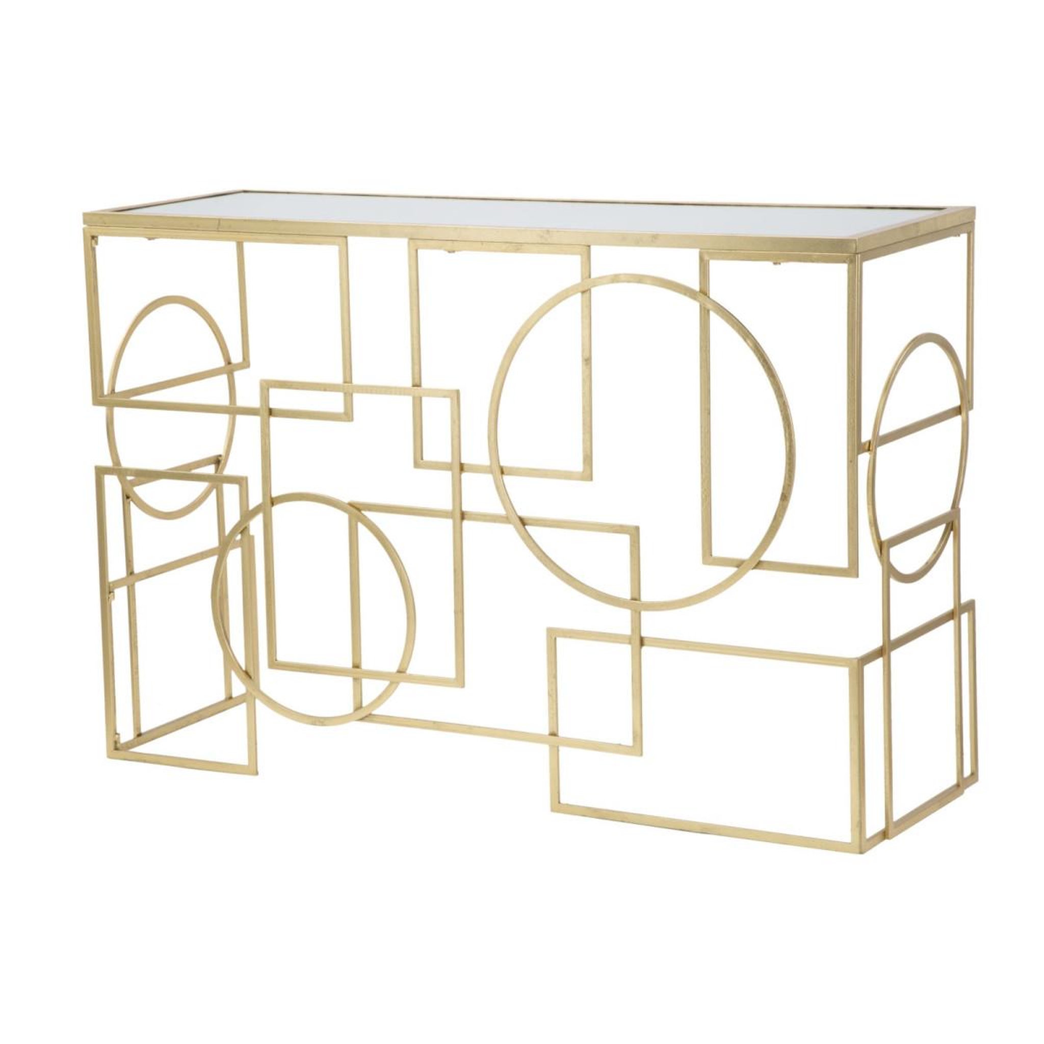 Voir la diapositive 4 : Paris Prix Console design en métal  marie  120cm or