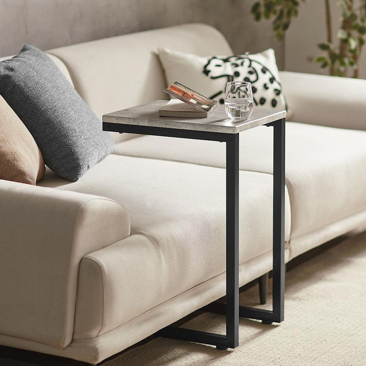 SOBUY SoBuy - Table D'appoint - 40x30x60cm - Industriel - FBT44