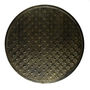 Voir la diapositive 4 : Paris Prix Lot de 2 Tables Gigognes  Mirage  40cm Noir & Or