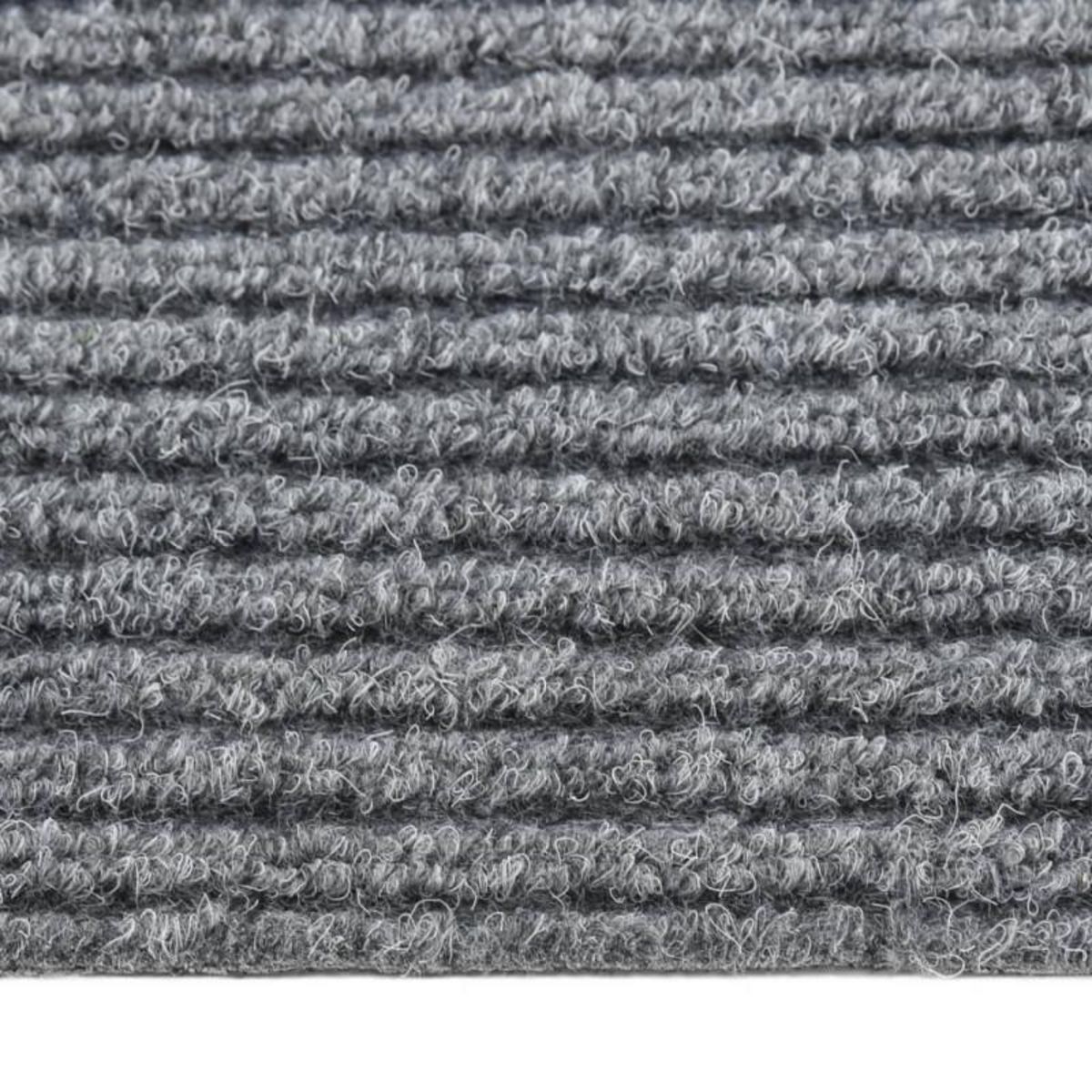 VIDAXL Tapis 100x450 cm Gris