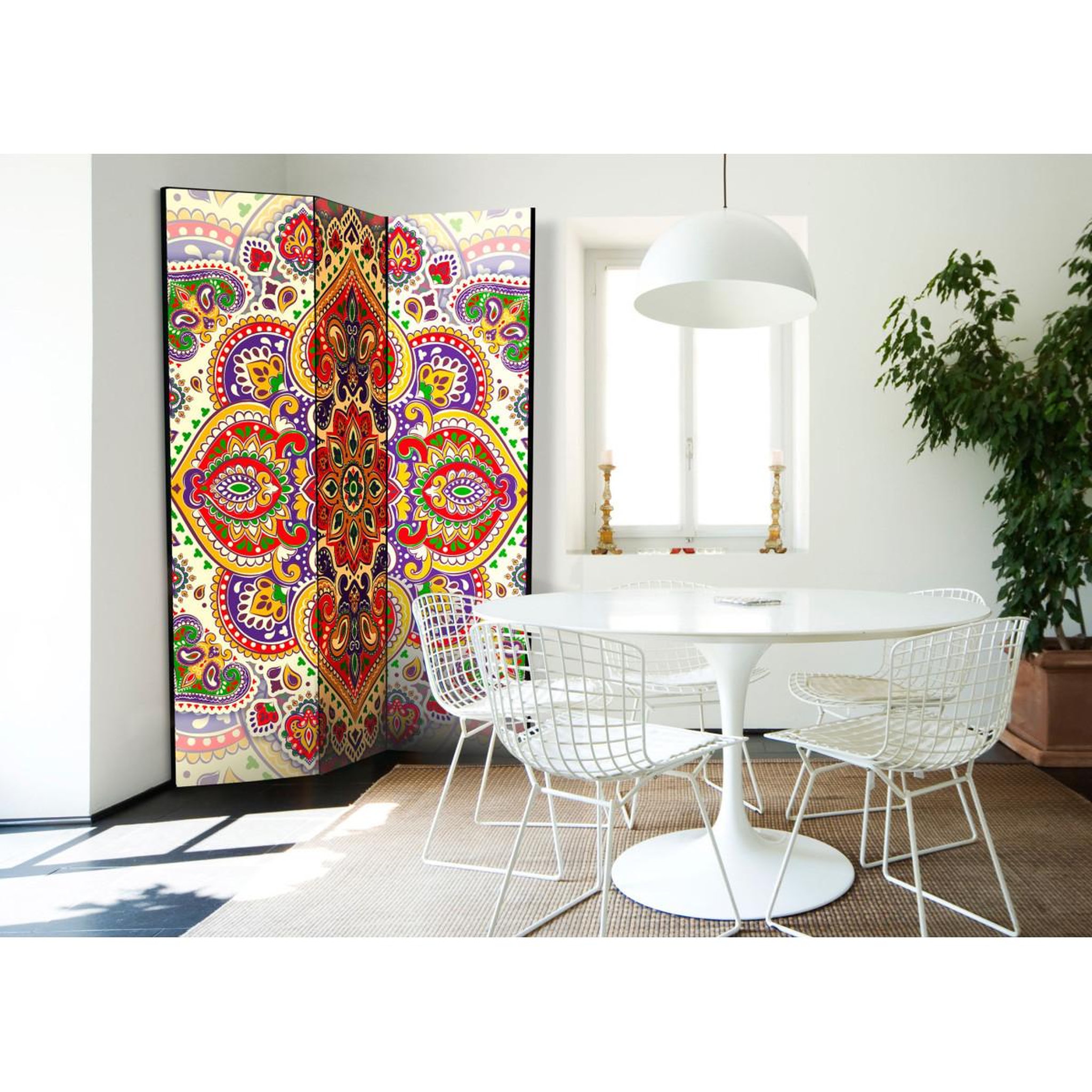 Voir la diapositive 2 : Paris Prix Paravent 3 volets  unusual exoticism  135x172cm
