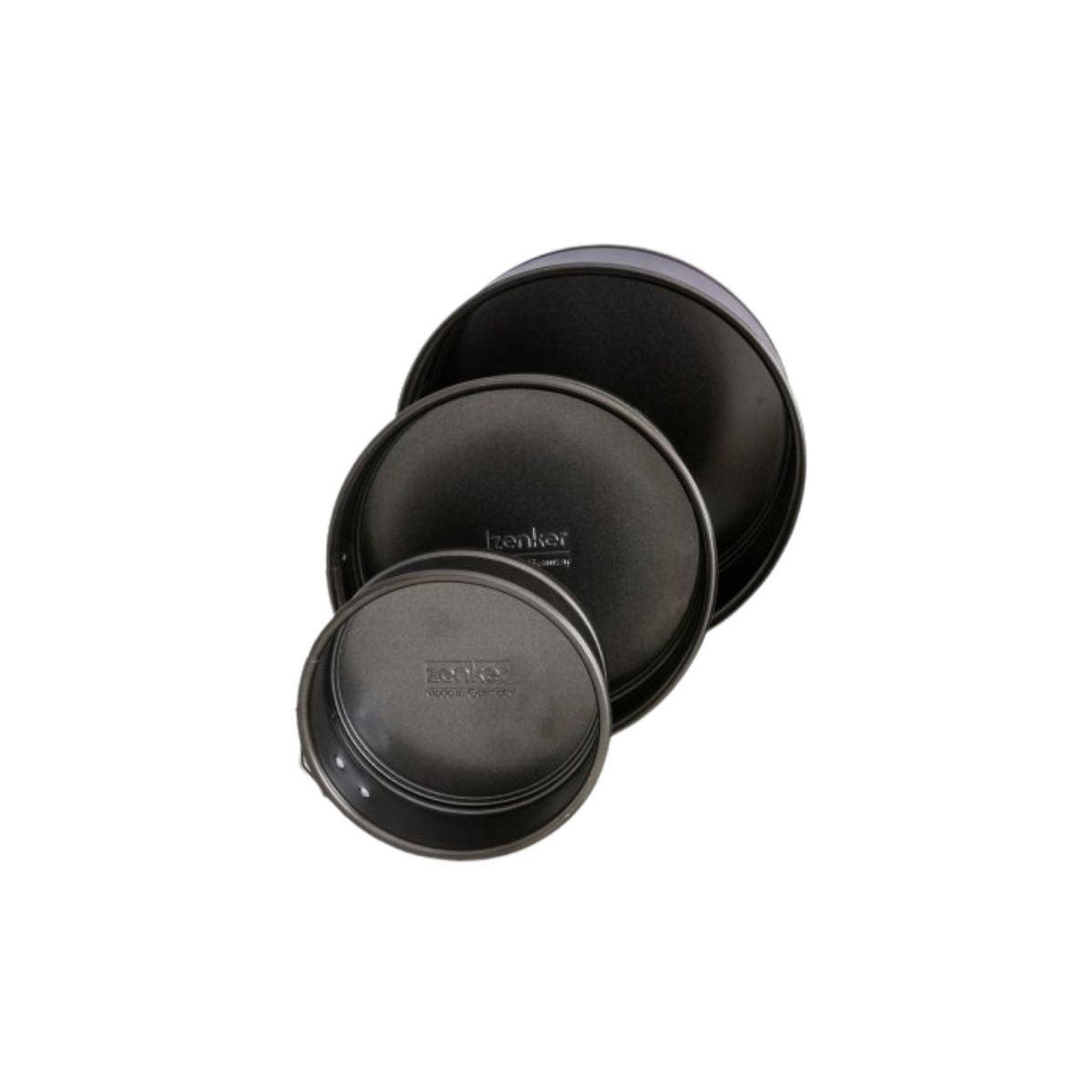 ZENKER Set de 3 mini moules à manqué à charnière 12cm + 16cm + 18cm zenker spécial mini