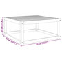 Voir la diapositive 6 : VIDAXL Table de jardin 65x65x29 cm bois massif d'acacia