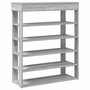 Voir la diapositive 2 : VIDAXL Etagere a chaussures sonoma gris 80x30x98 cm bois d'ingenierie
