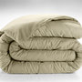 Voir la diapositive 2 : BATON ROUGE Housse De Couette 100% Satin De Coton 105 Fils Uni