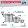Voir la diapositive 3 : ELO Ensemble de 2 Poêles de cuisson 28 et 32 cm et 3 faitouts 12, 20 et 26 cm Elo Profi Citrin