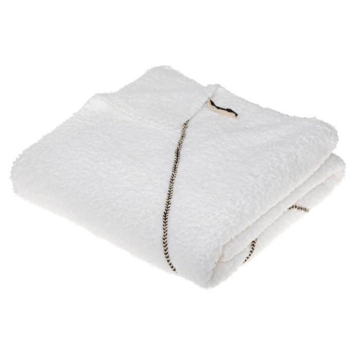 ATMOSPHERA Plaid Imprimé  Safari  130x180cm Blanc