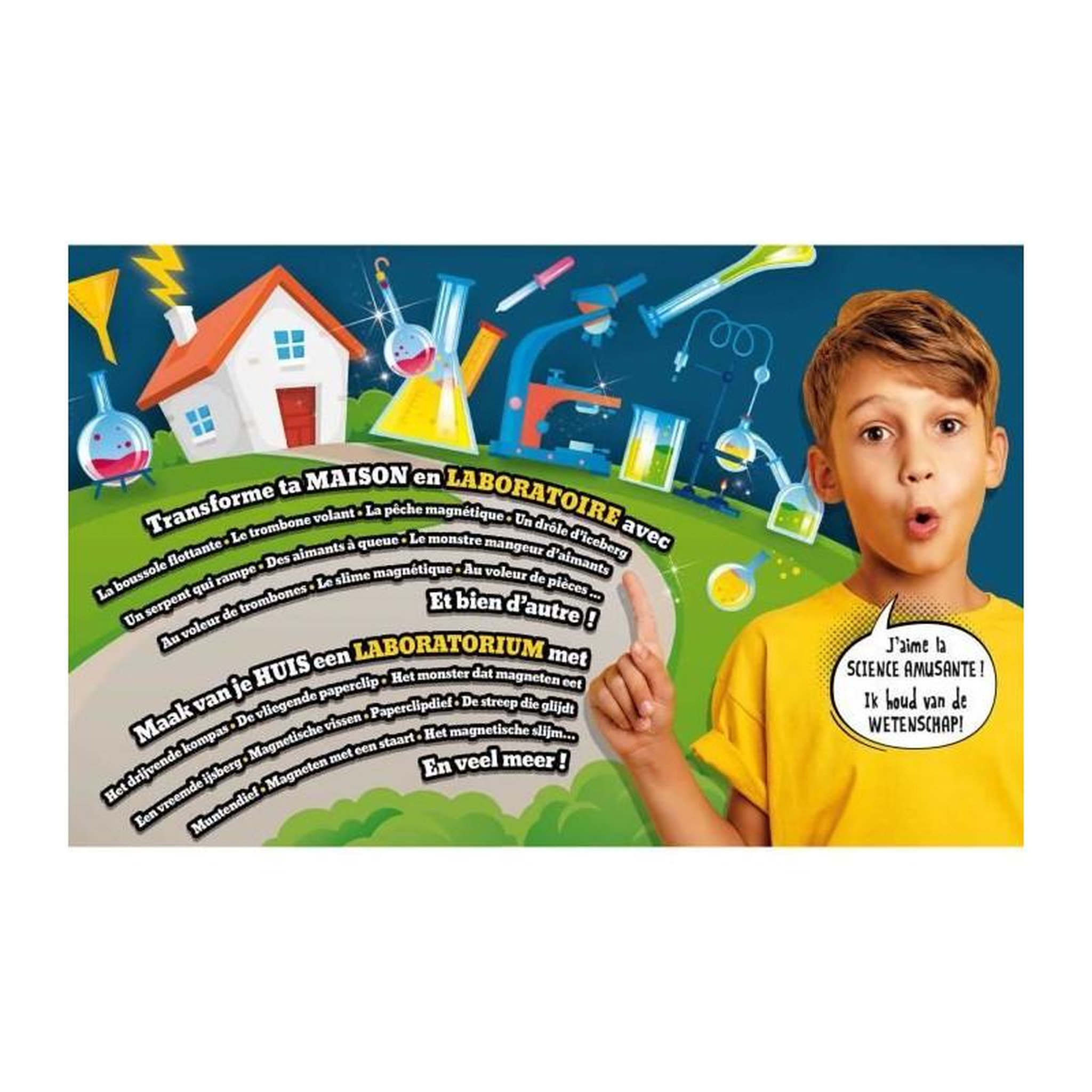 Voir la diapositive 2 : LISCIANI GIOCHI 50 expériences de magnétisme - Kit Scientifique - I'M A GENIUS